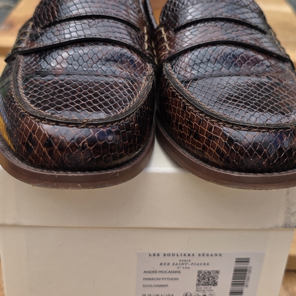 Sezane André Python Loafers - Picture 9 of 16